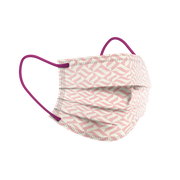 Pink Geo Adult 3-ply Surgical Mask 2.0 (Pouch of 10)