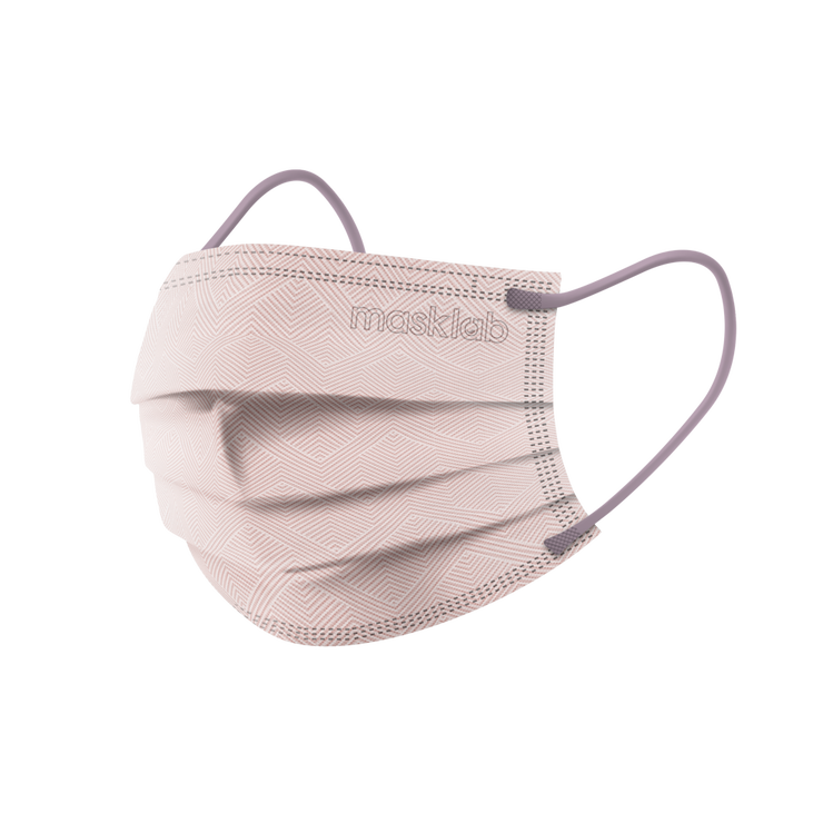 Herringbone Blush Adult 3-ply Surgical Mask 2.0 (Pouch of 10)