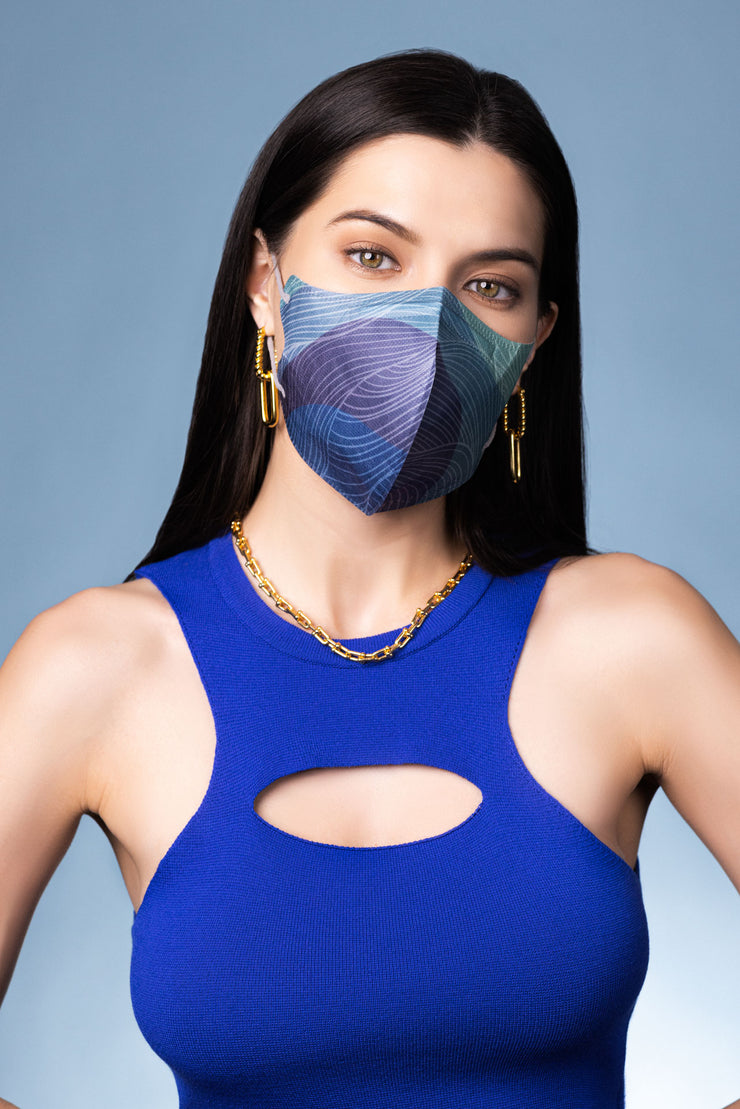 Breezy Waves 3-ply 2D Slim Fit Mask - L Size (Pouch of 5)
