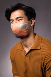 Earthy Waves 3-ply 2D Slim Fit Mask - L Size (Pouch of 5)
