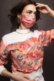 Graffiti Opera Girl Adult 3-ply Surgical Mask 2.0 (Box of 10, Individually-wrapped)