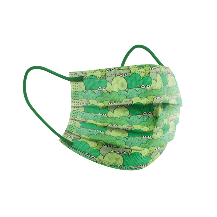 Crocodile Family Adult 3-ply Surgical Mask 2.0 (Pouch of 10)